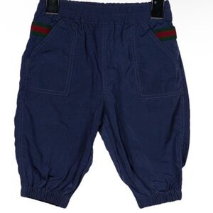 Gucci Kids Navy Blue Casual Bottoms